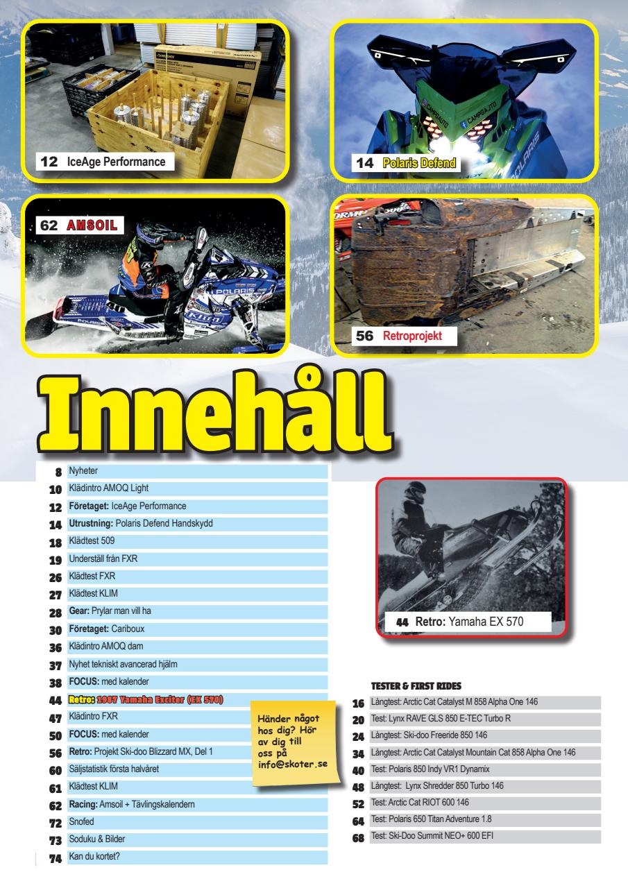 Tidningen Snöskoter Preview Pages