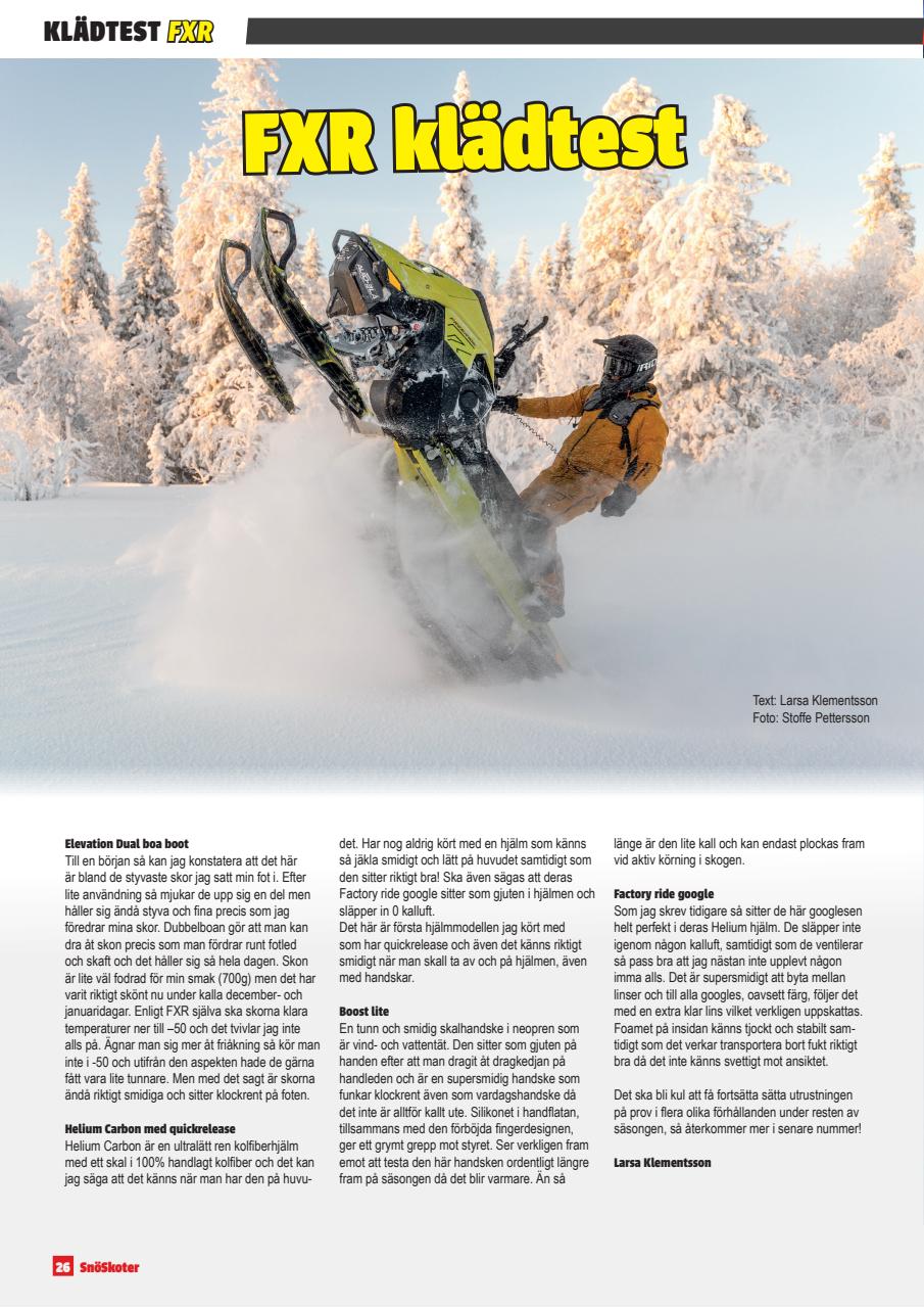 Tidningen Snöskoter Preview Pages
