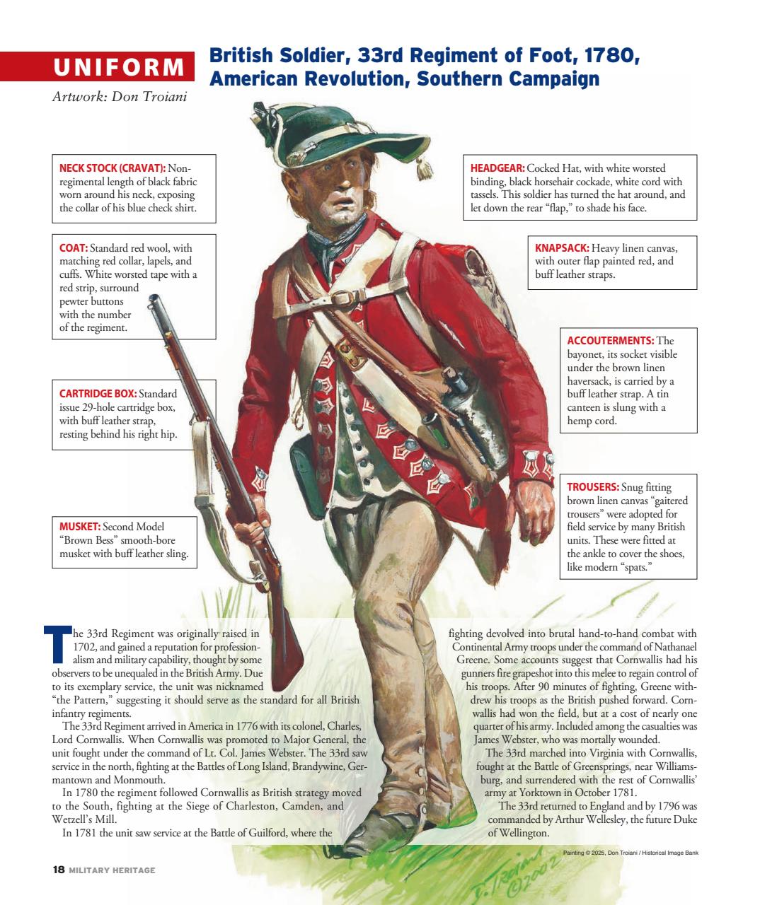 Military Heritage Preview Pages