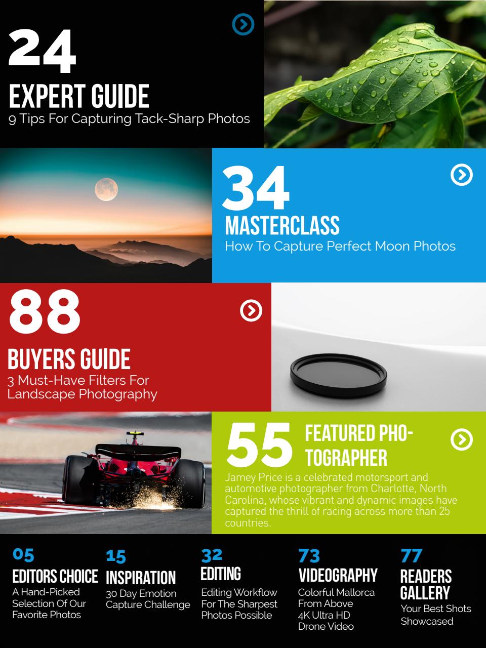 Photography Masterclass Magazine Preview Pages