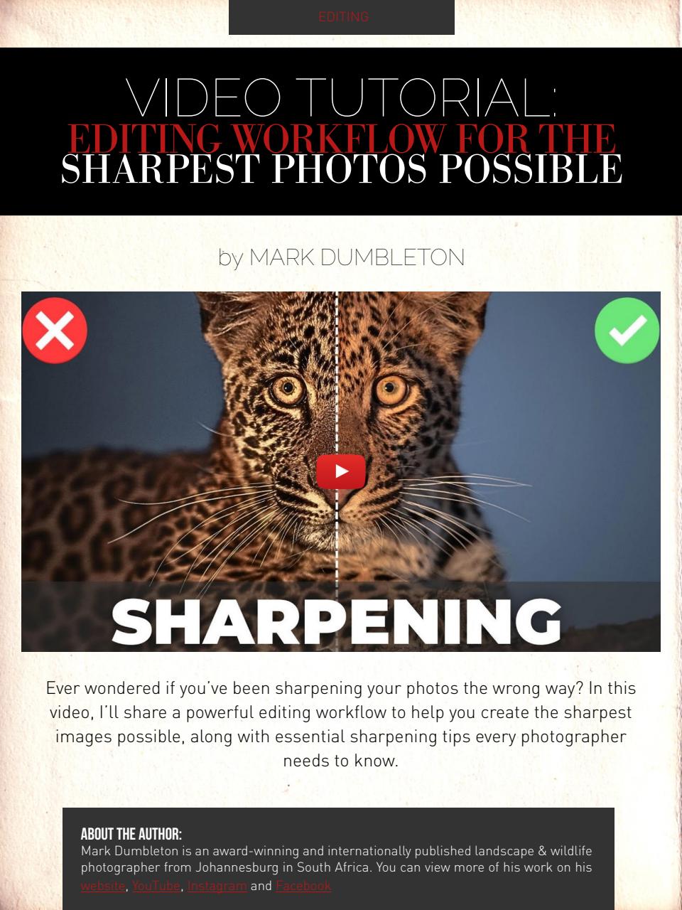 Photography Masterclass Magazine Preview Pages