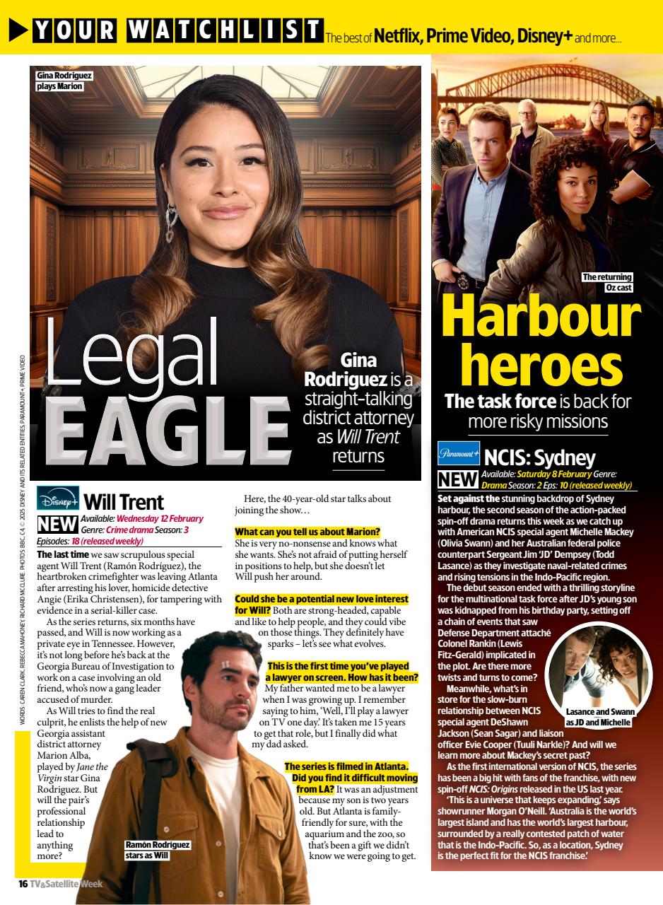 TV & Satellite Week Preview Pages