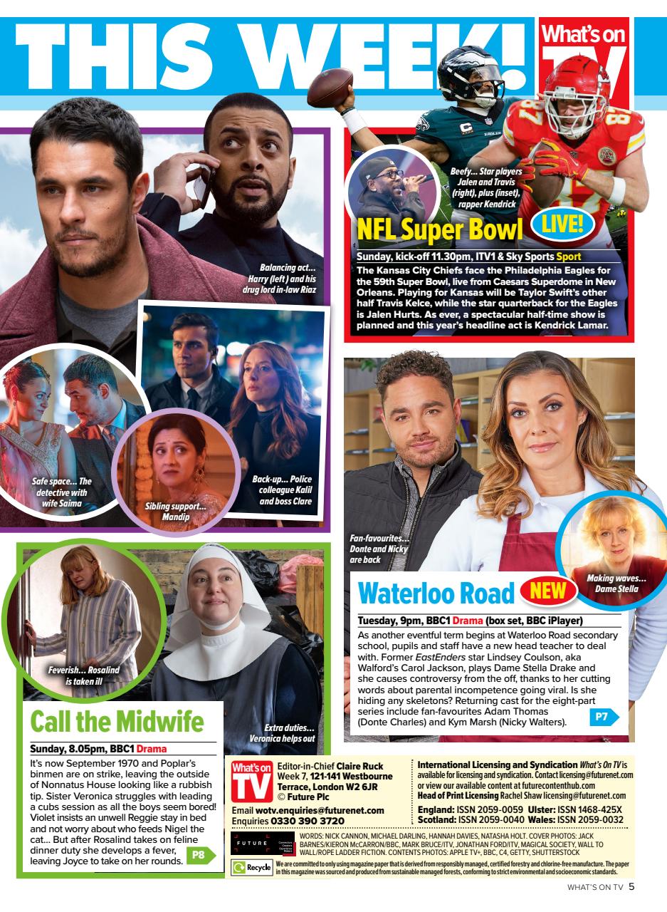 What's on TV Preview Pages
