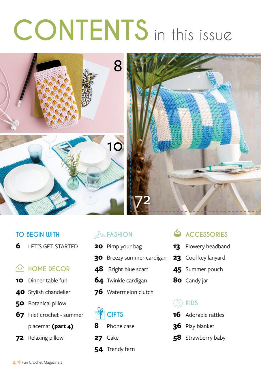 Fun Crochet Magazine Preview Pages