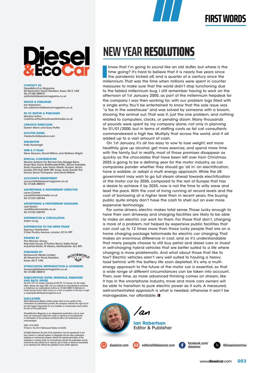 Diesel&EcoCar Magazine Preview Pages