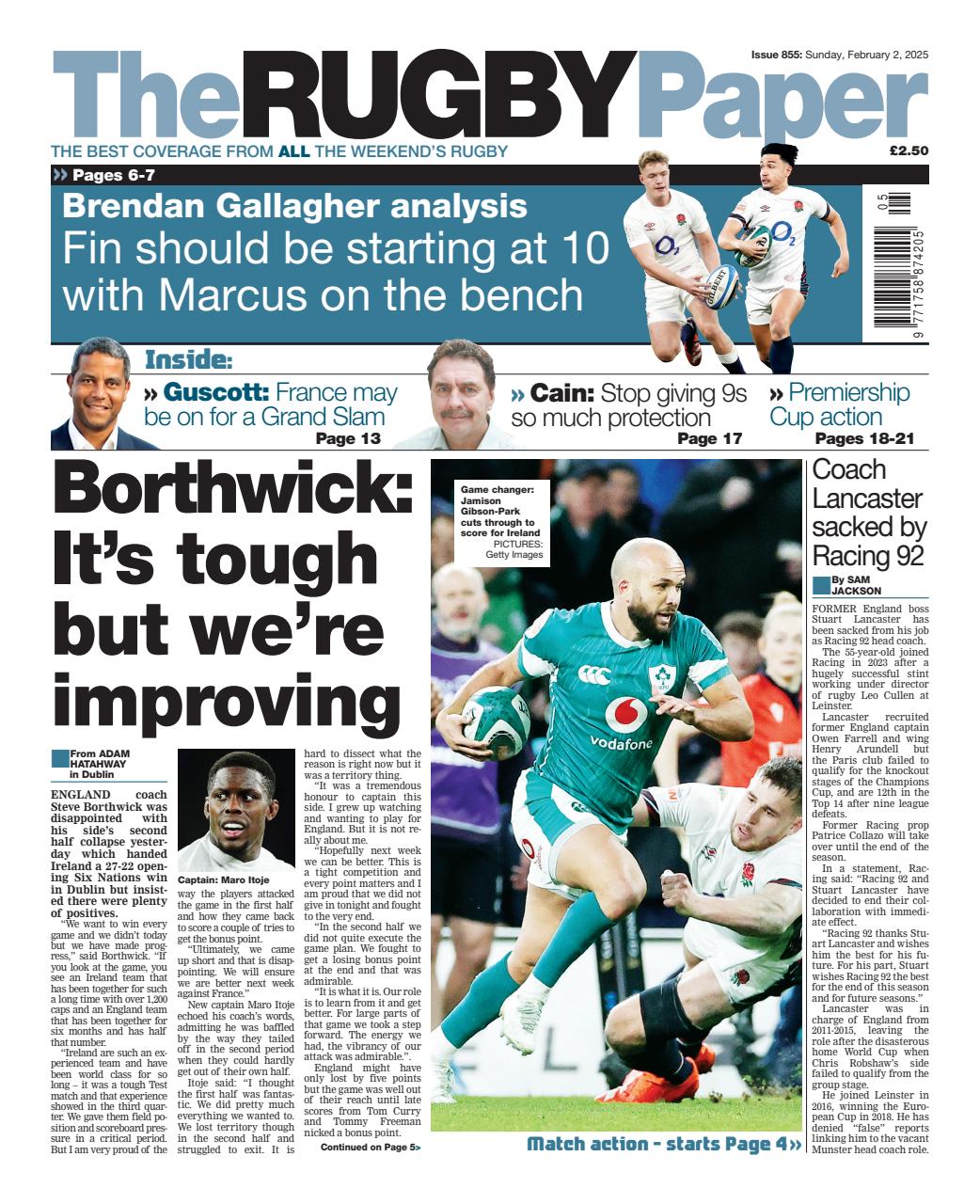 The Rugby Paper Preview Pages