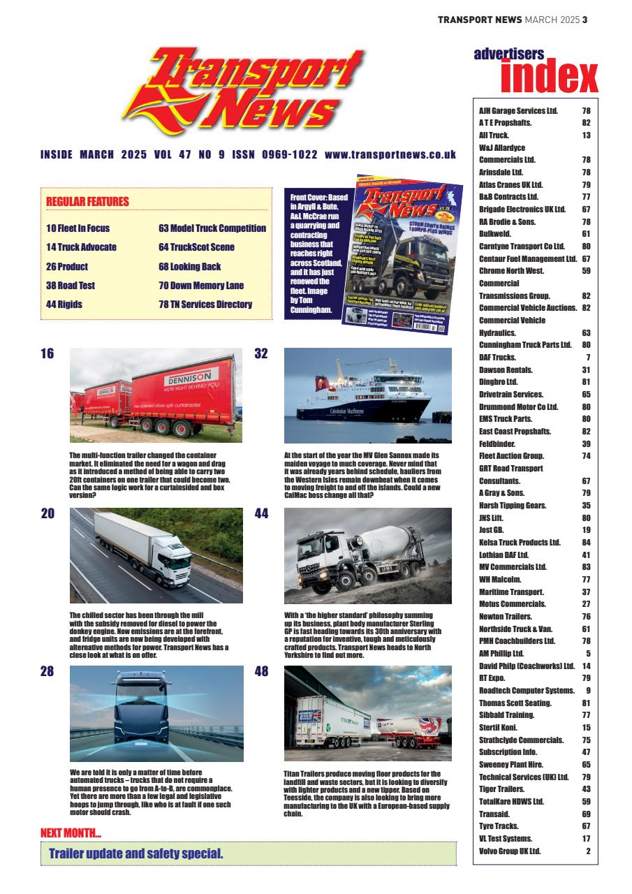 Transport News Preview Pages