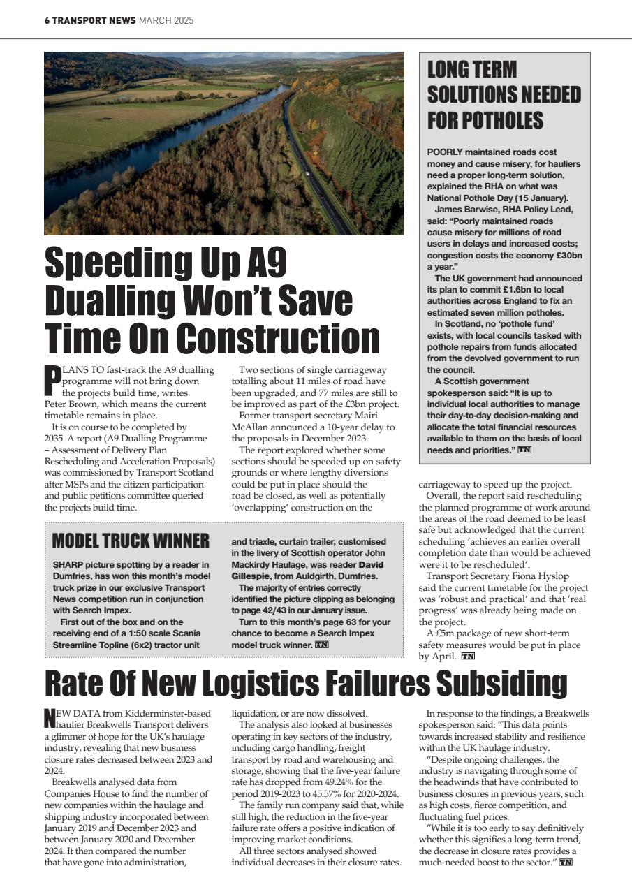 Transport News Preview Pages