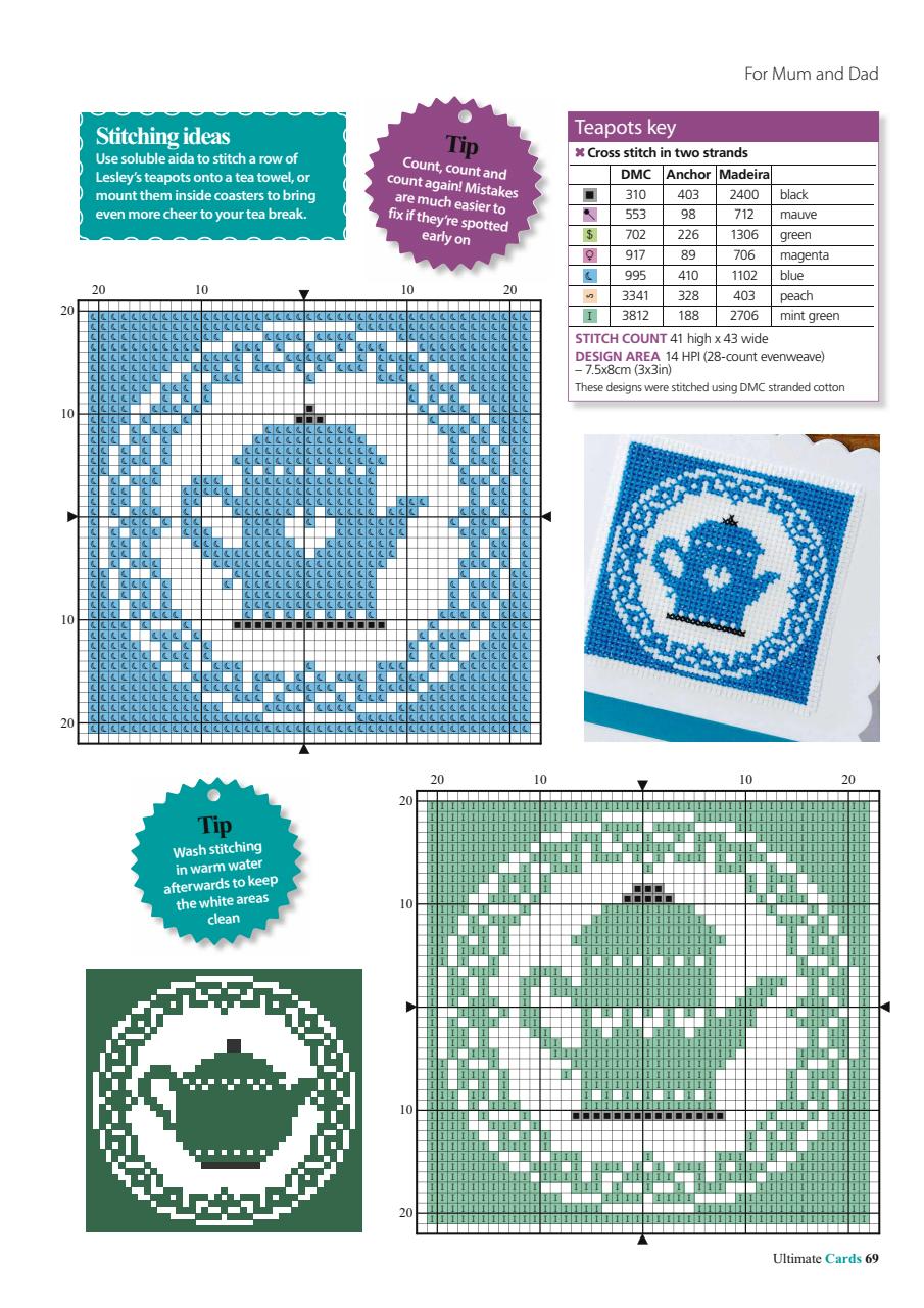 The World of Cross Stitching Preview Pages