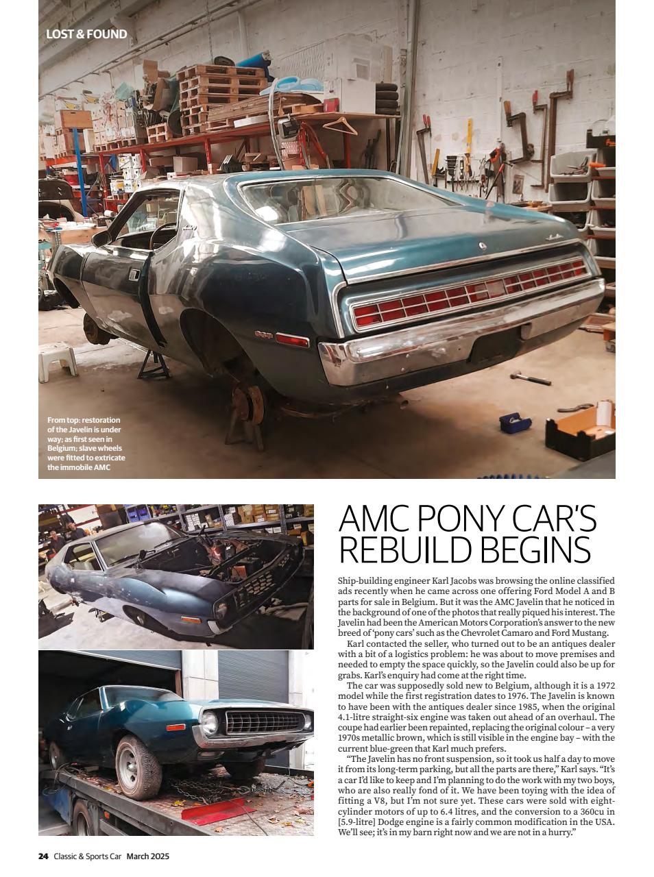 Classic & Sports Car Preview Pages