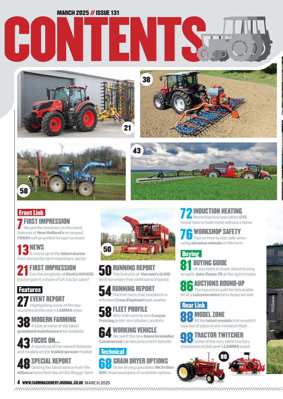 Farm Machinery Journal Preview Pages