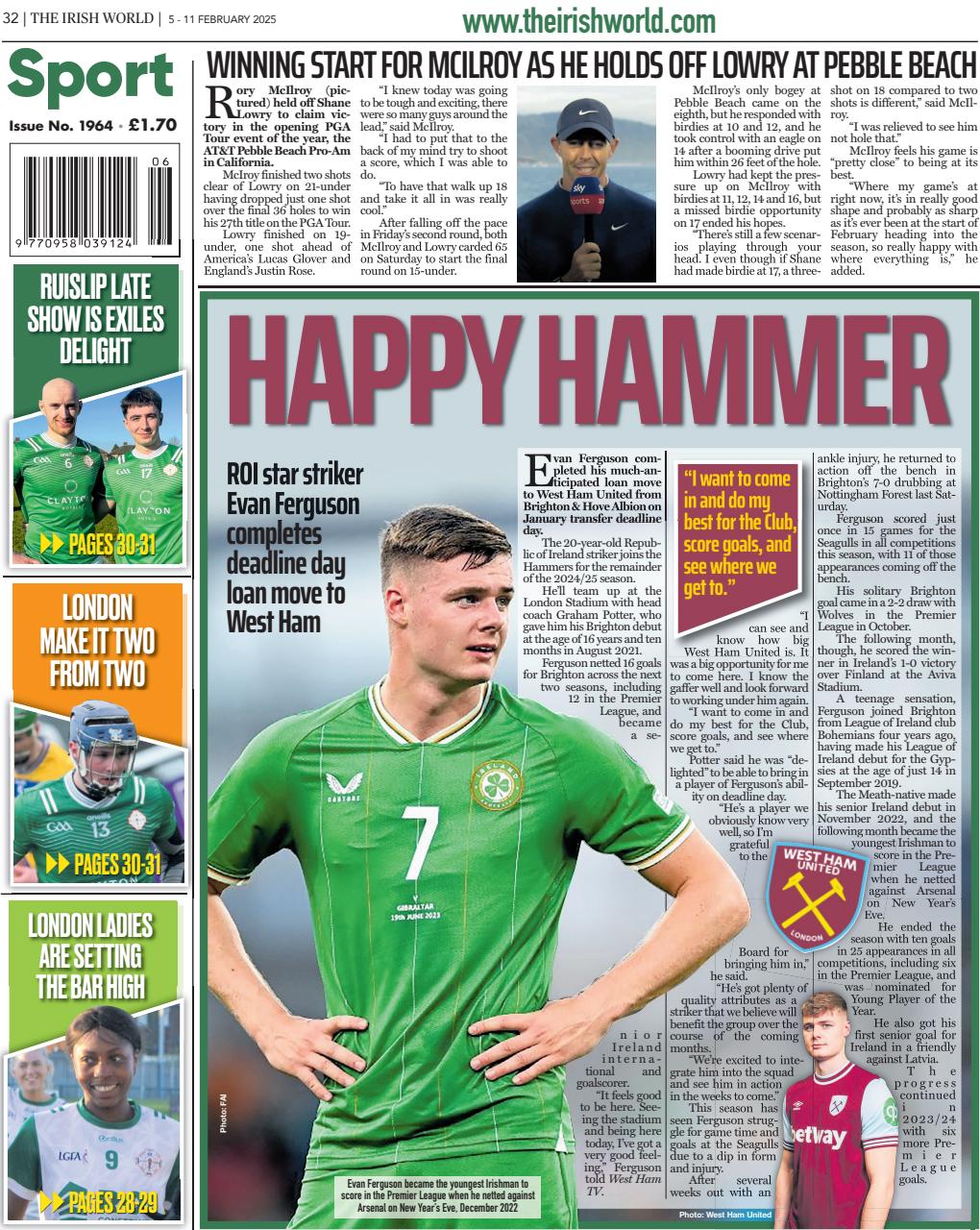 Irish World Preview Pages