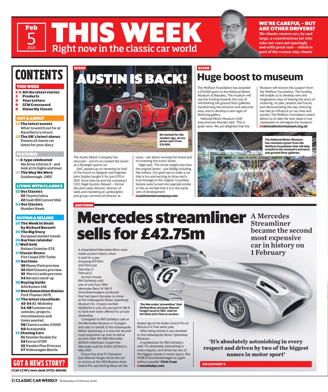 Classic Car Weekly Preview Pages