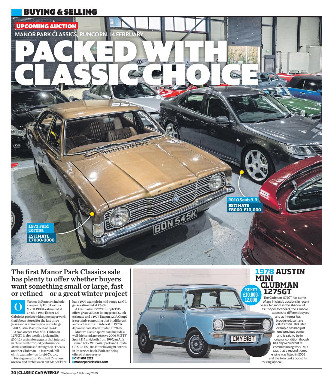 Classic Car Weekly Preview Pages