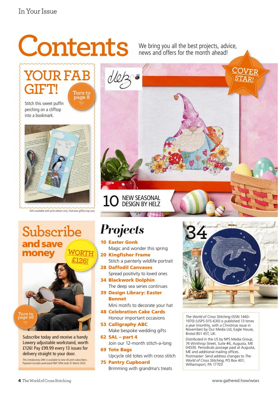 The World of Cross Stitching Preview Pages