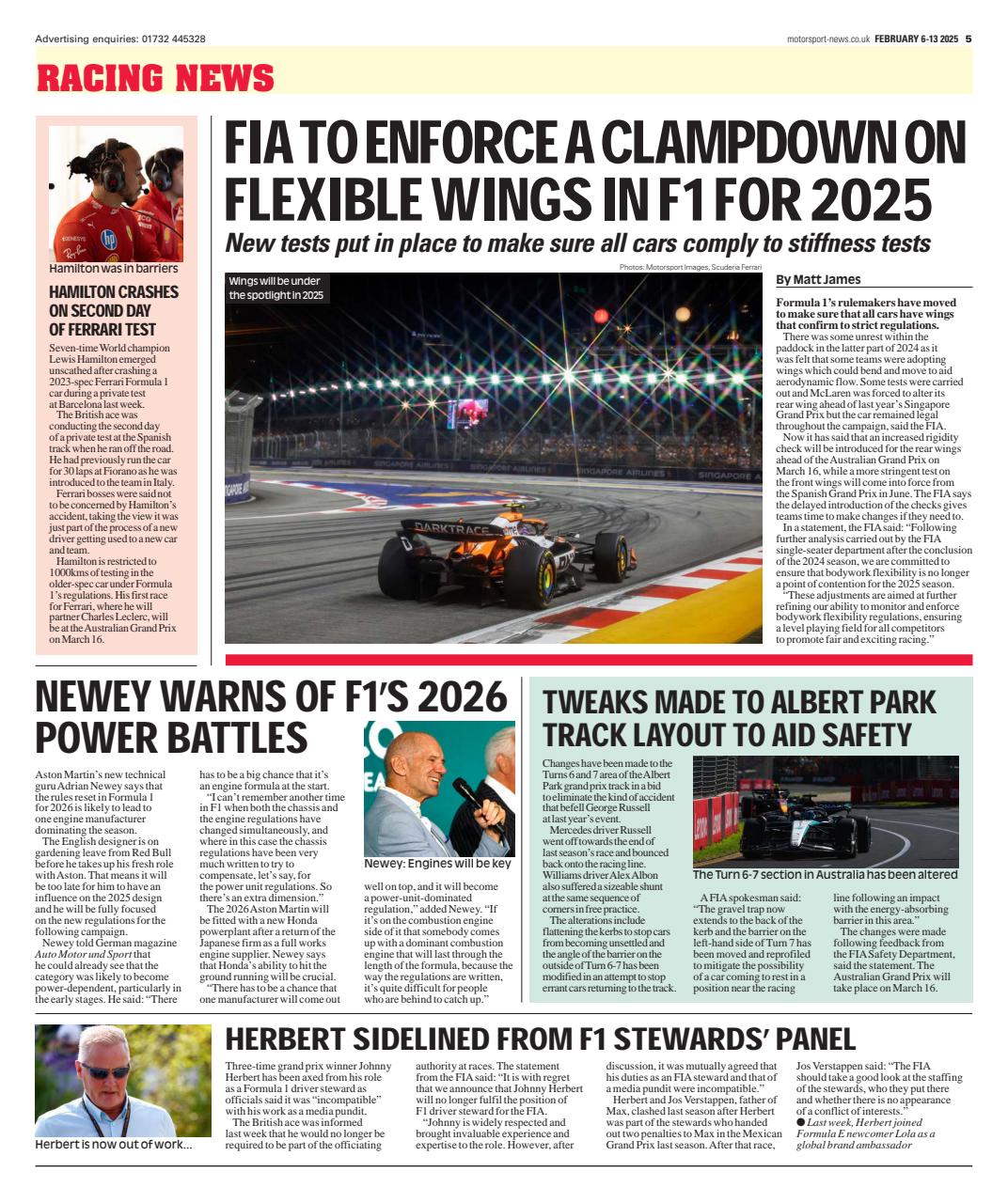 Motorsport News Preview Pages