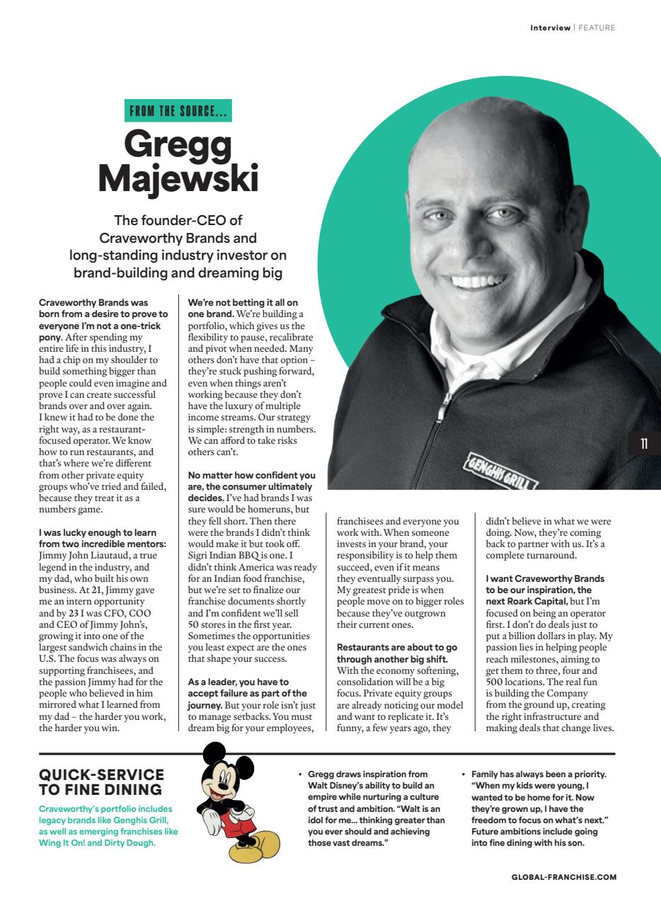 Global Franchise Preview Pages