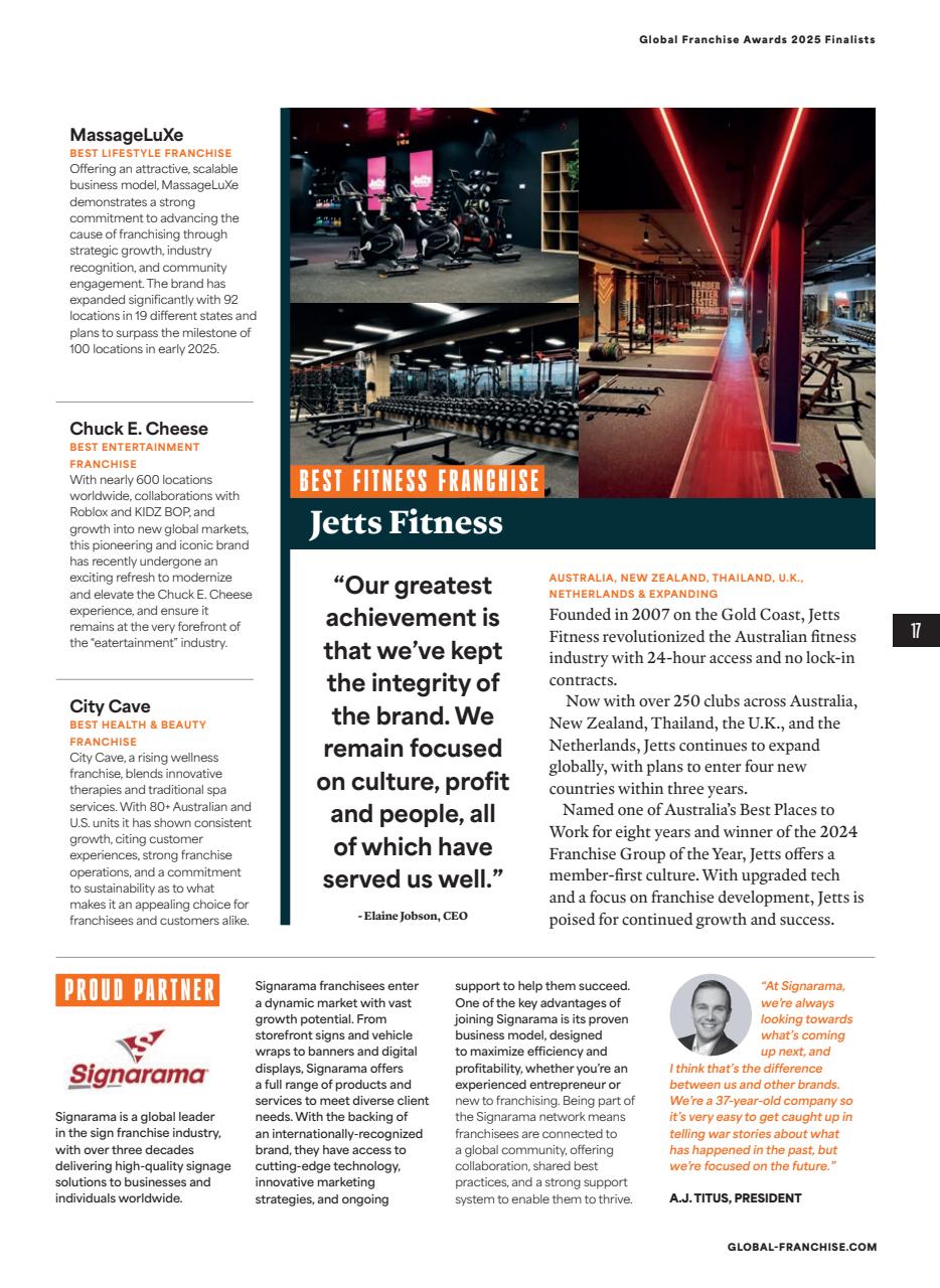 Global Franchise Preview Pages