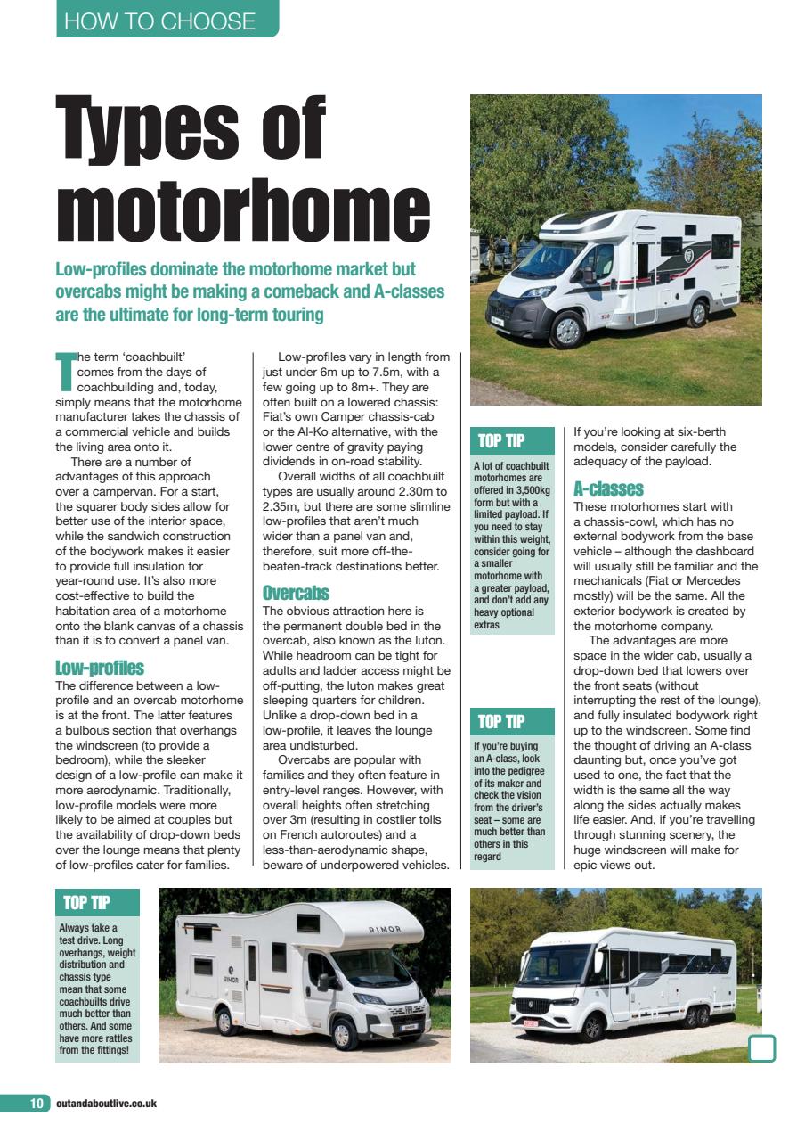 Buying Your Perfect Motorhome Preview Pages