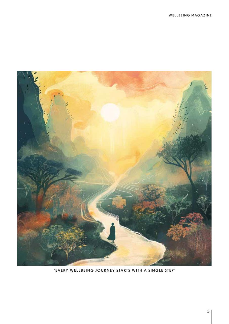 Wellbeing Magazine Preview Pages