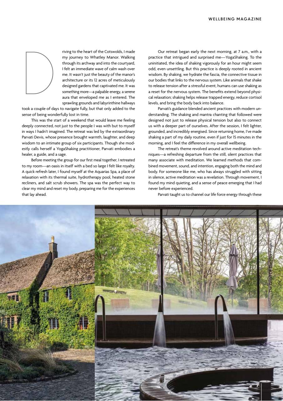 Wellbeing Magazine Preview Pages