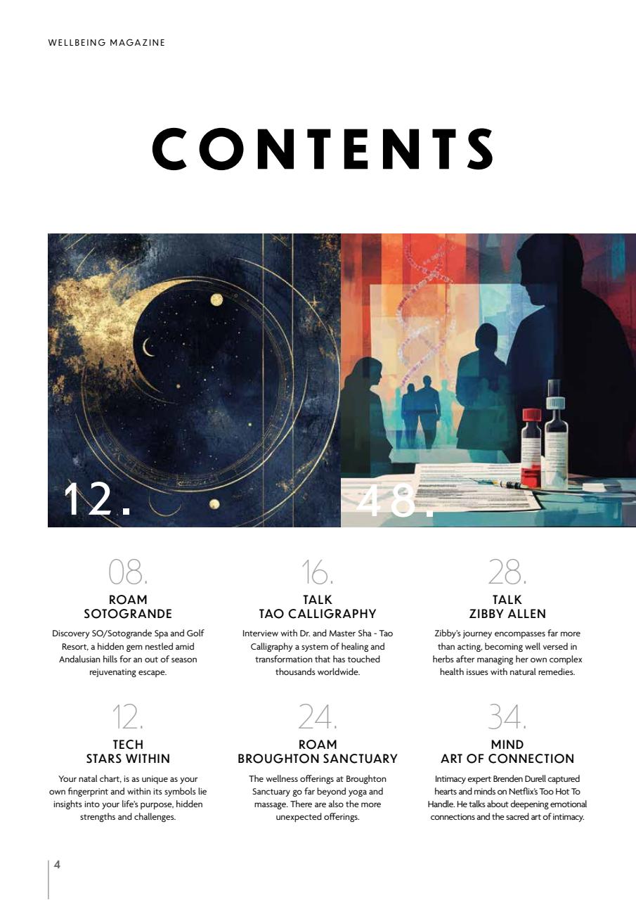 Wellbeing Magazine Preview Pages