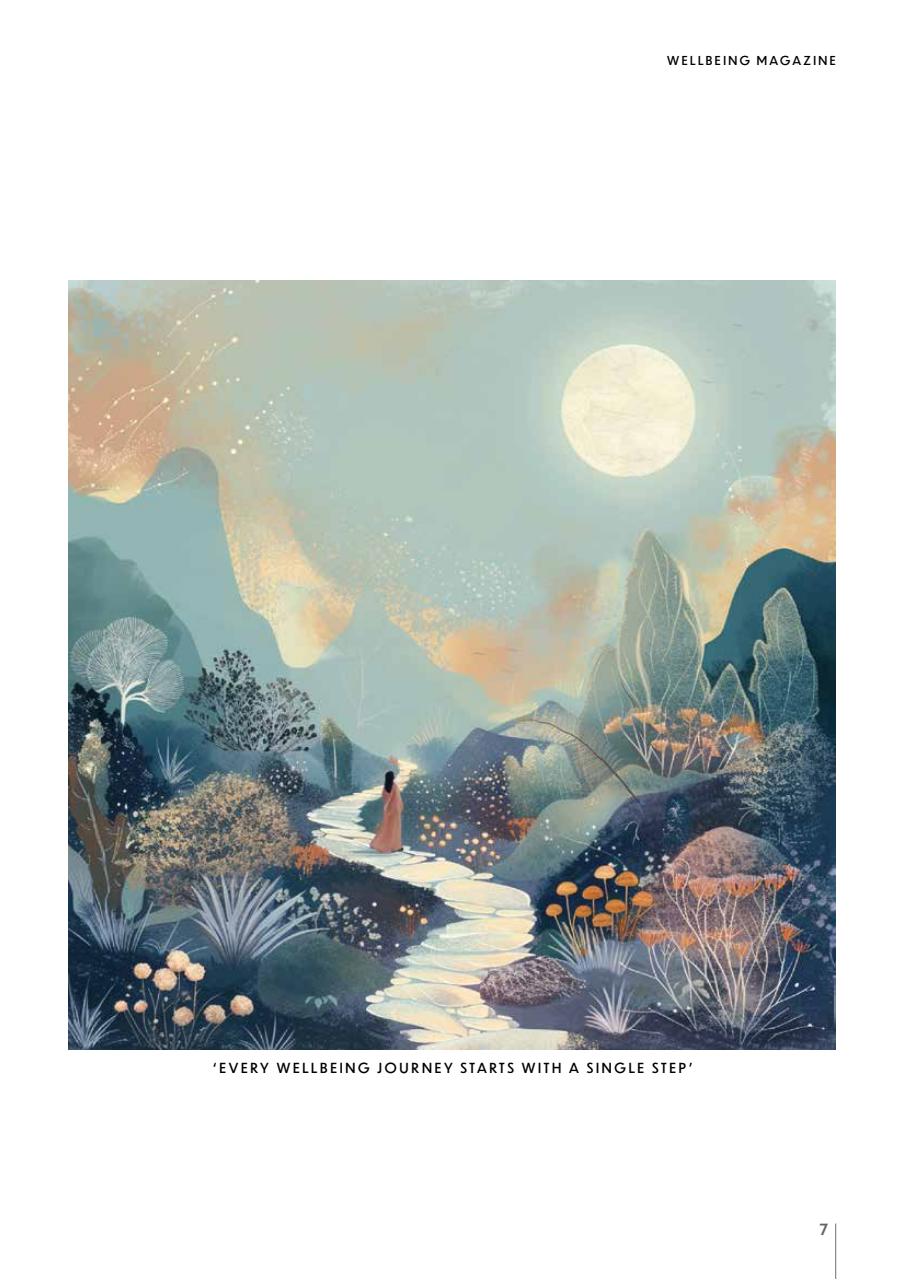 Wellbeing Magazine Preview Pages