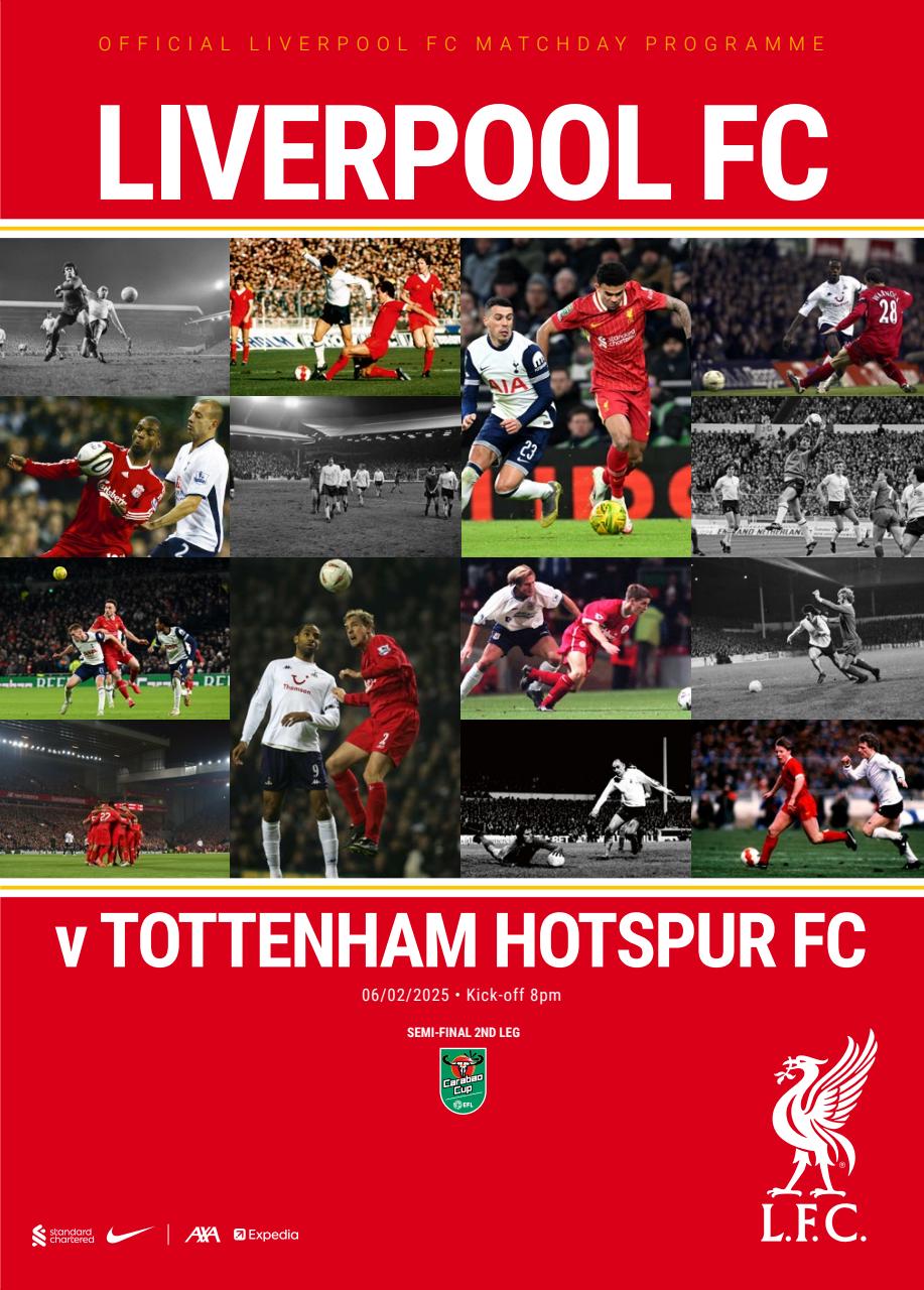 Liverpool FC Programmes Preview Pages