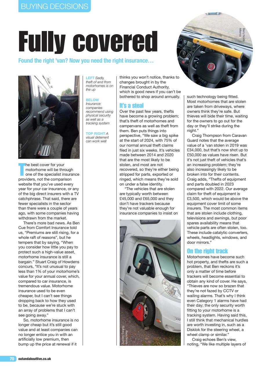 What Motorhome magazine Preview Pages