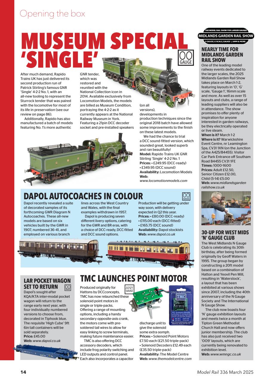 Model Rail Preview Pages