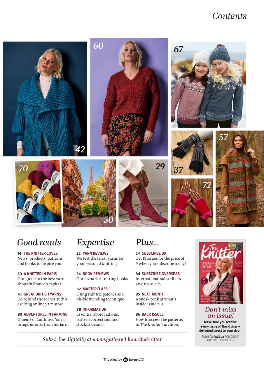 The Knitter Preview Pages