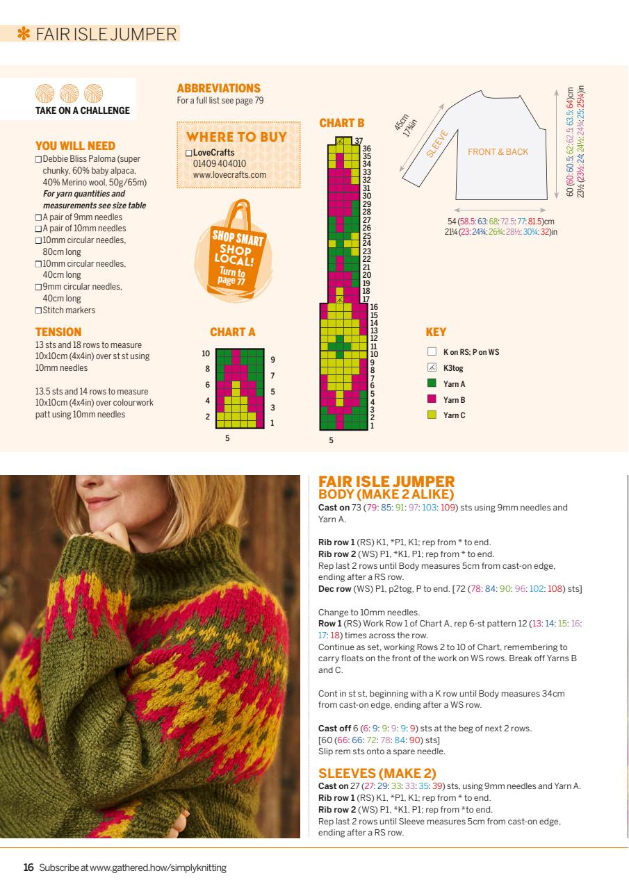 Simply Knitting Preview Pages