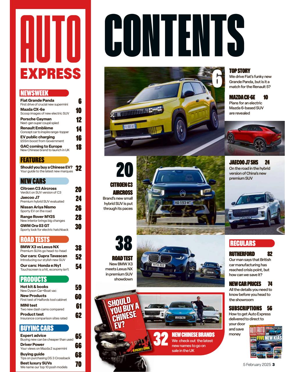 Auto Express Preview Pages