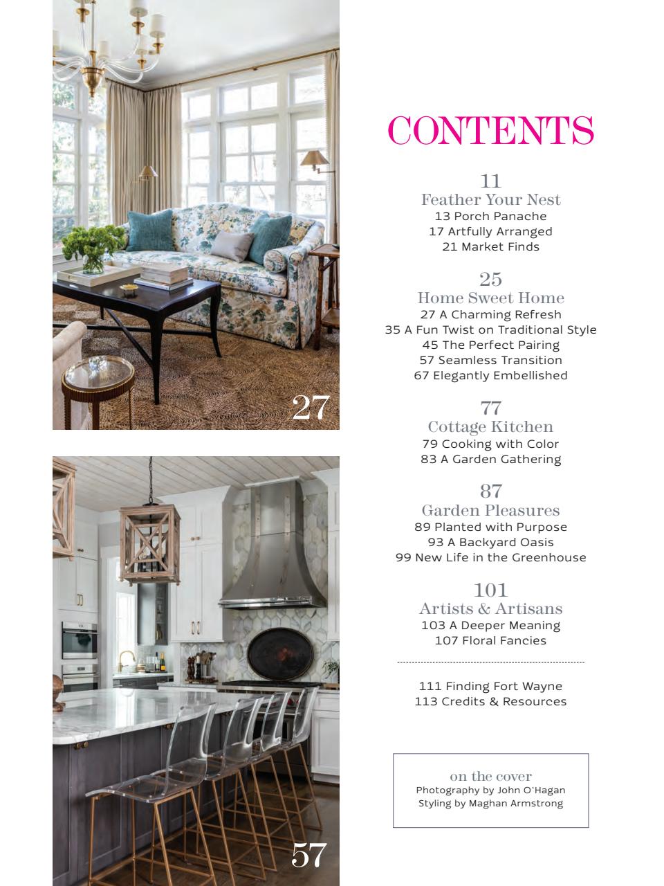 The Cottage Journal Preview Pages