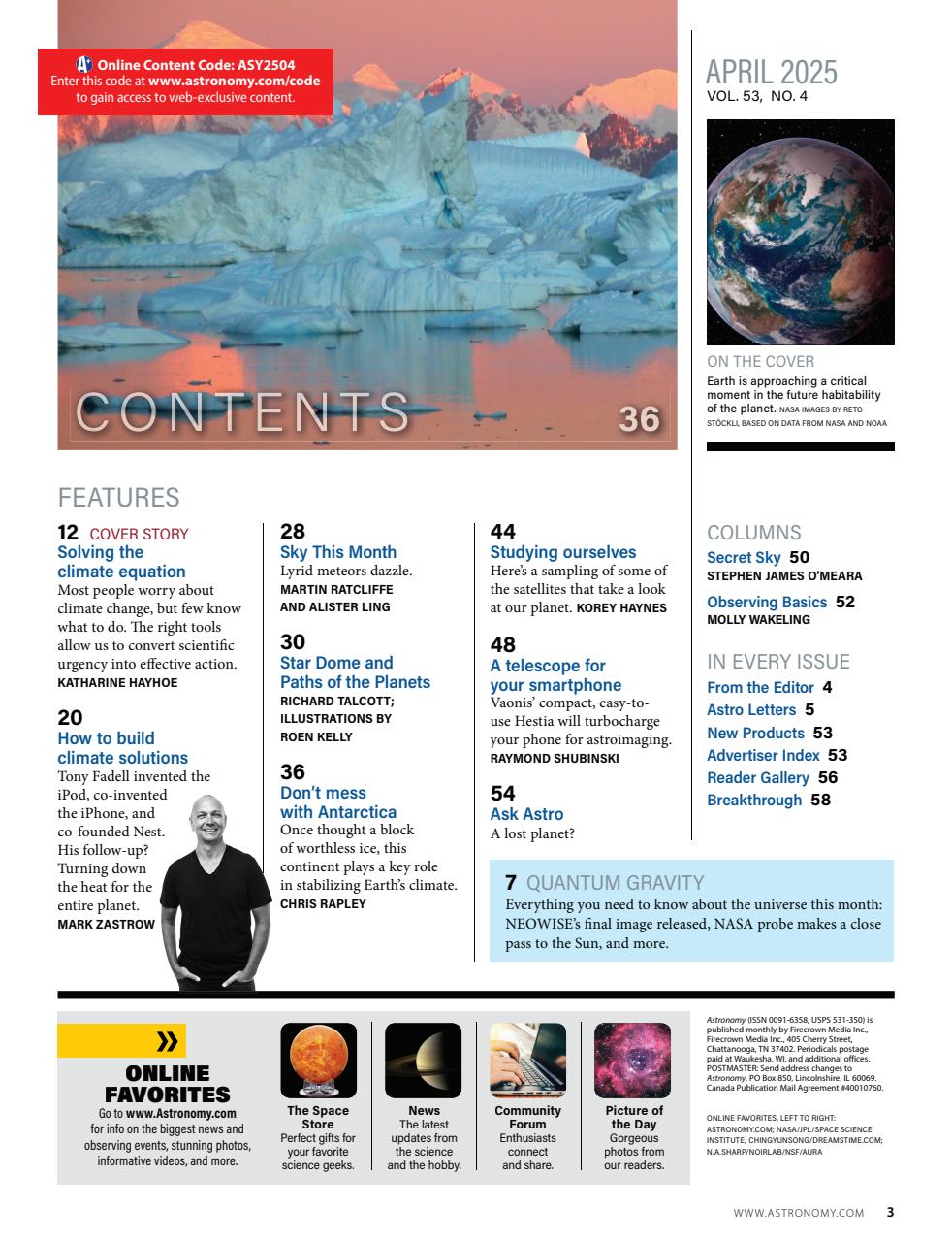 Astronomy Preview Pages