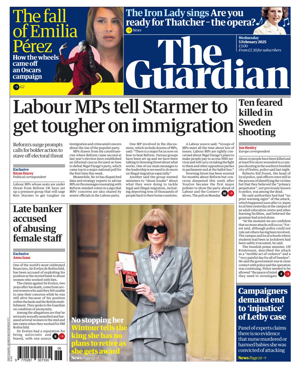 The Guardian Newspaper Preview Pages