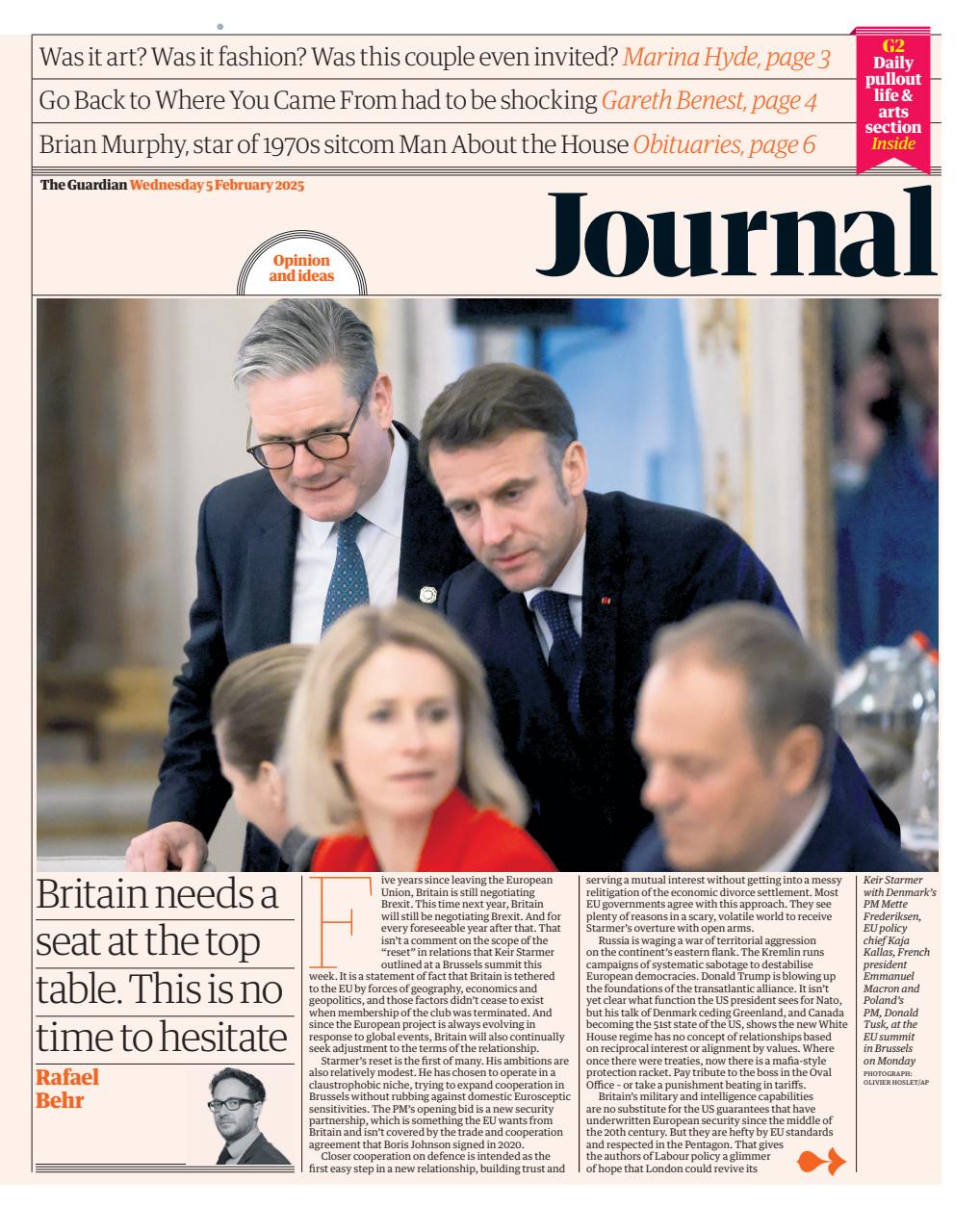 The Guardian Newspaper Preview Pages