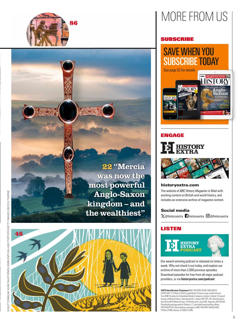 BBC History Magazine Preview Pages