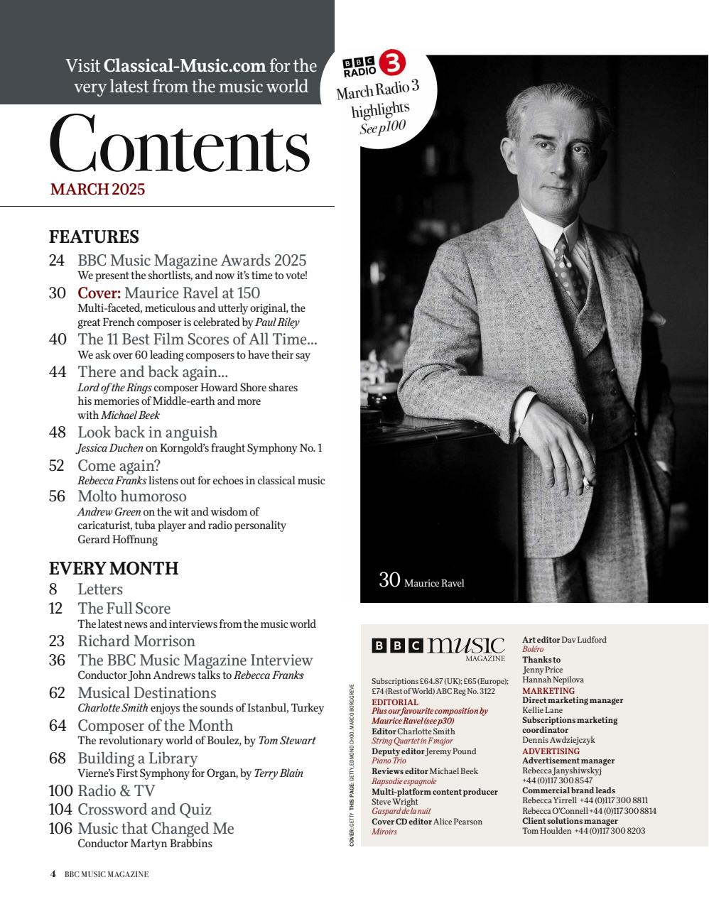 BBC Music Magazine Preview Pages