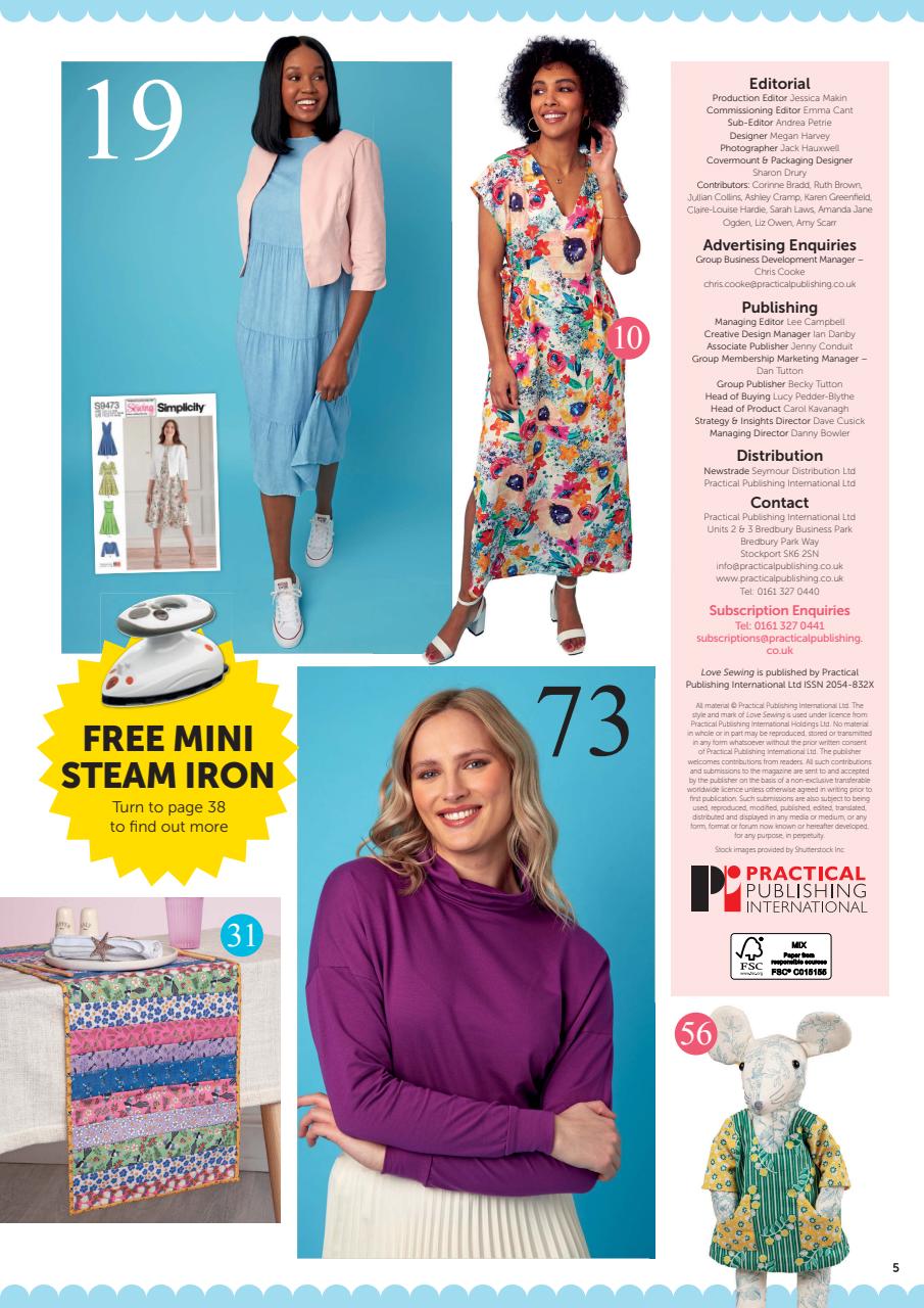 Love Sewing Preview Pages