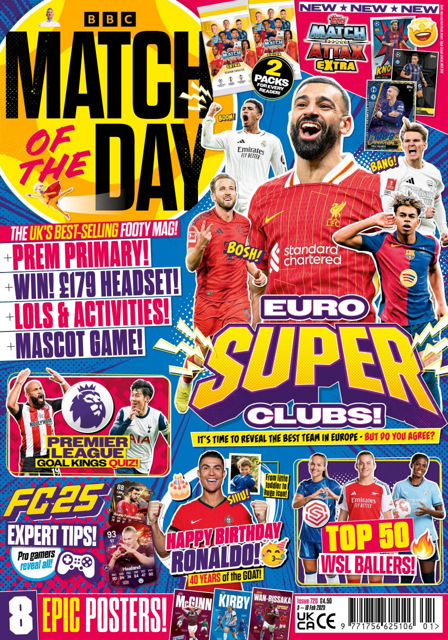 Match of the Day Preview Pages