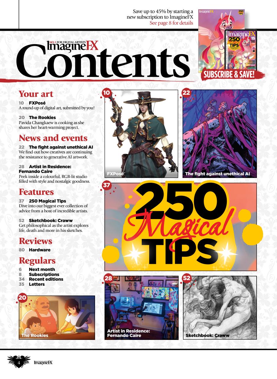 ImagineFX Preview Pages