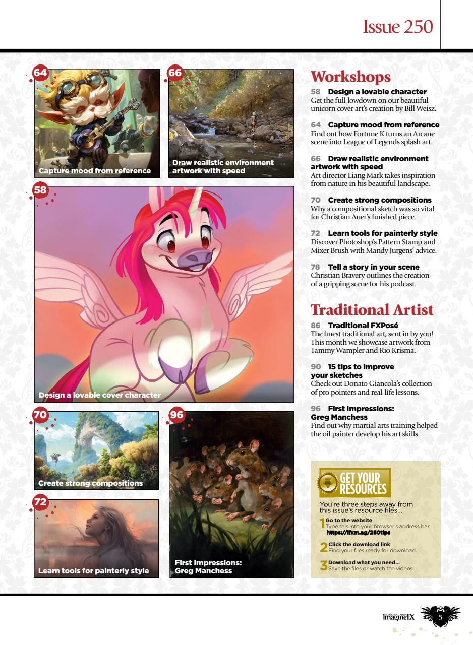 ImagineFX Preview Pages