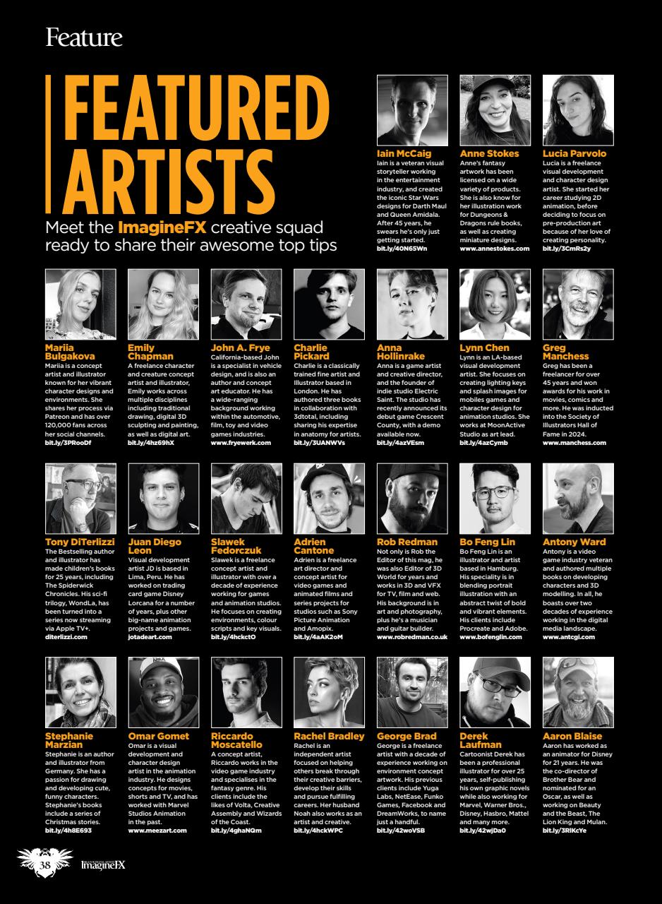 ImagineFX Preview Pages