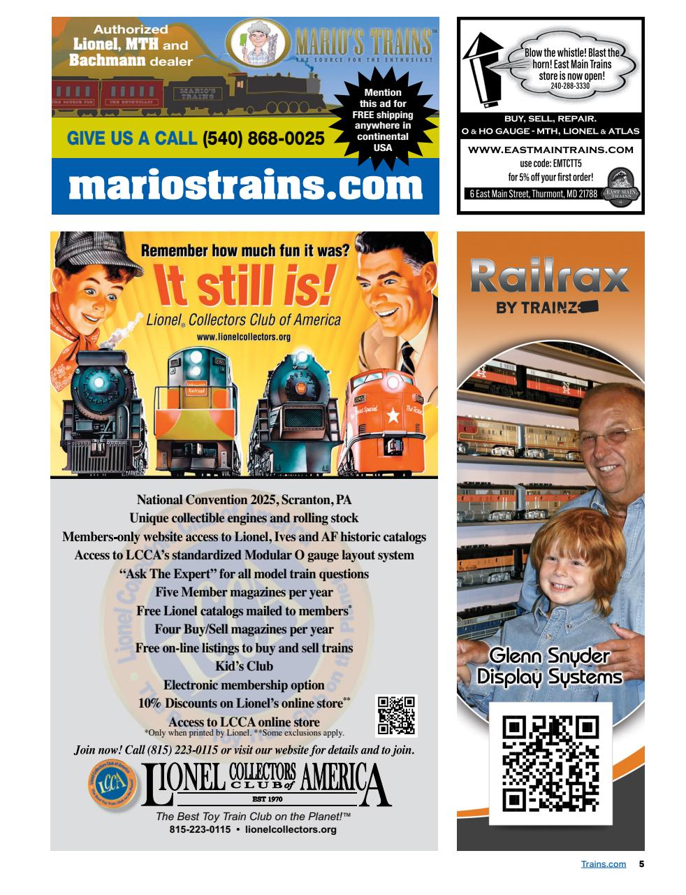 Classic Toy Trains Preview Pages