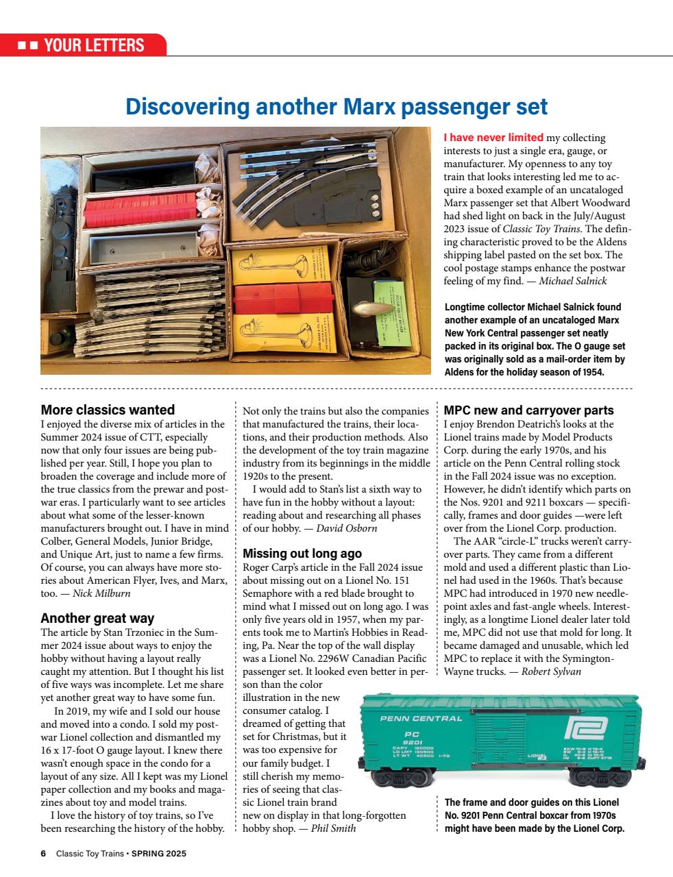 Classic Toy Trains Preview Pages