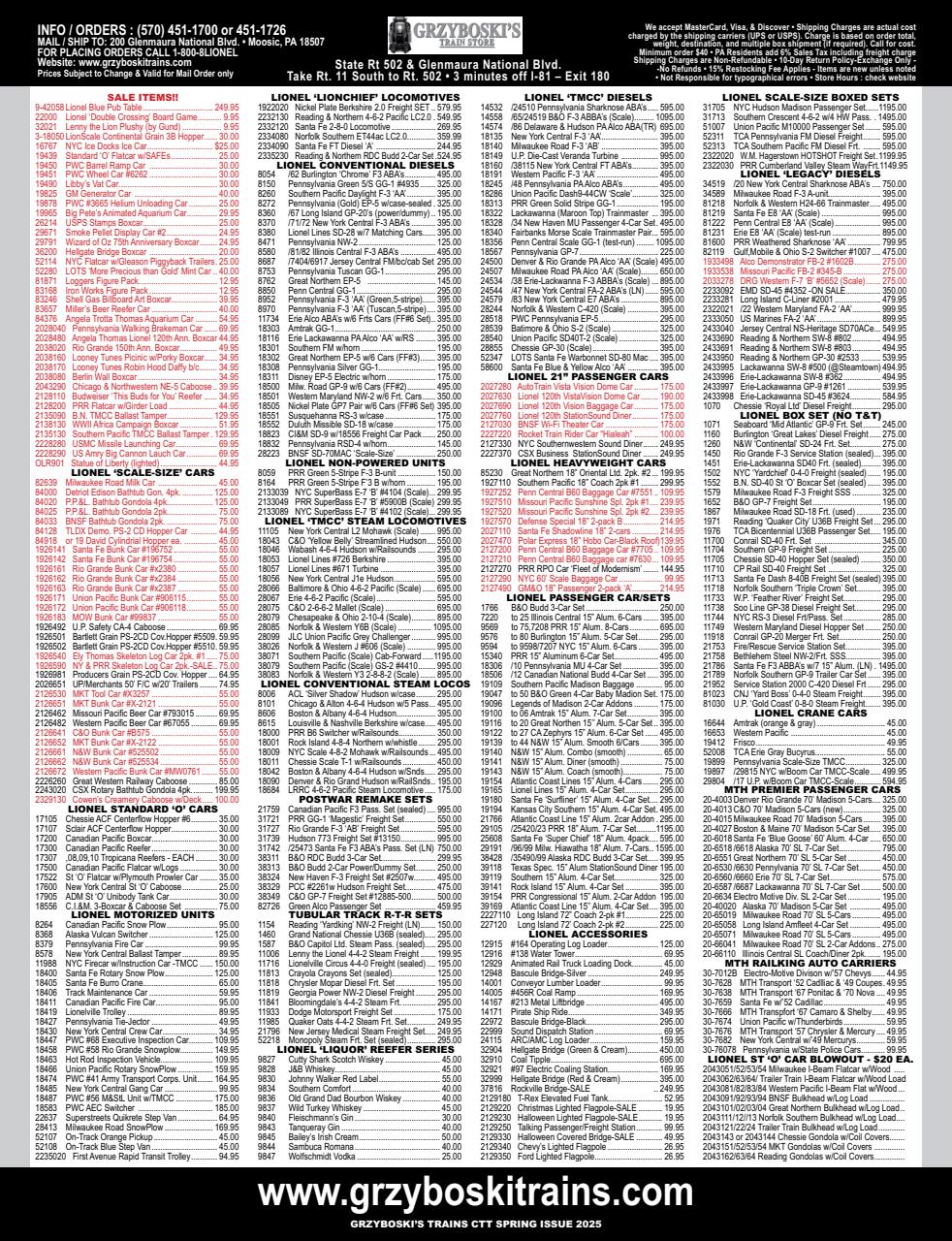 Classic Toy Trains Preview Pages