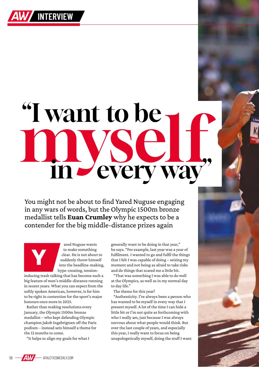 AW – Athletics Weekly Magazine Preview Pages
