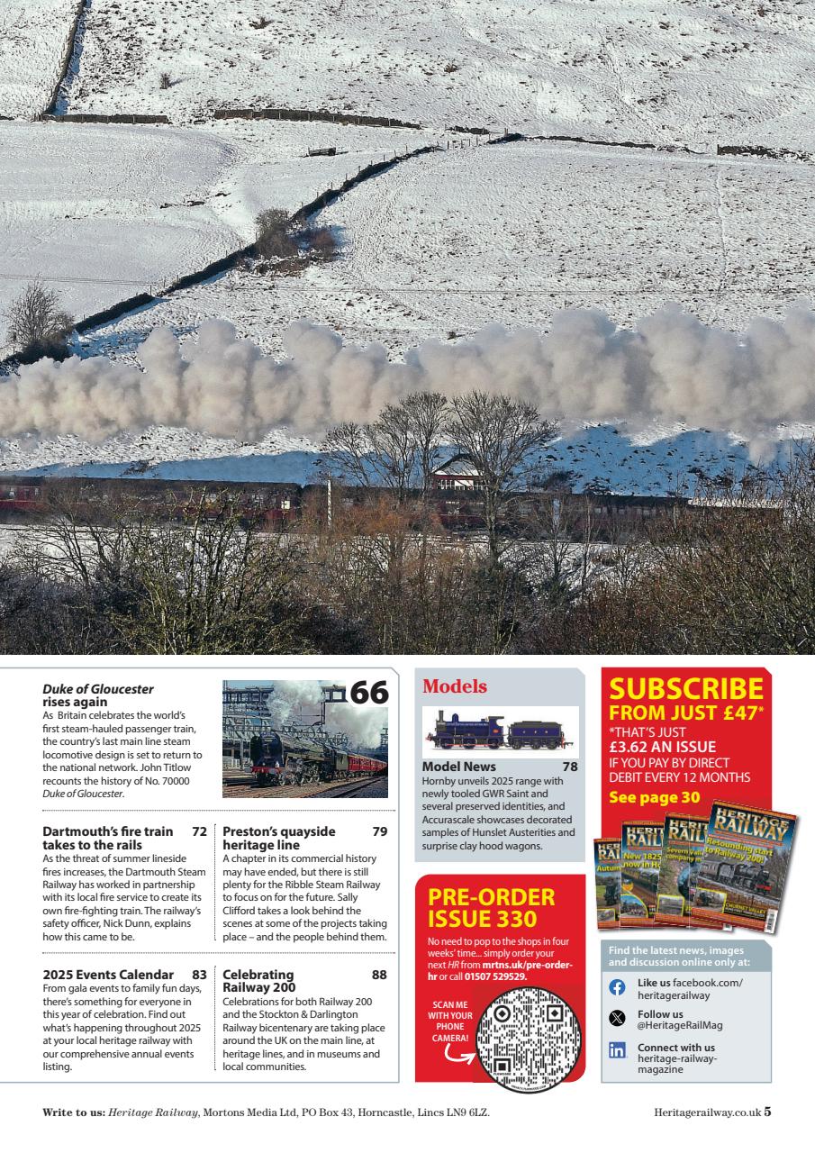 Heritage Railway Preview Pages