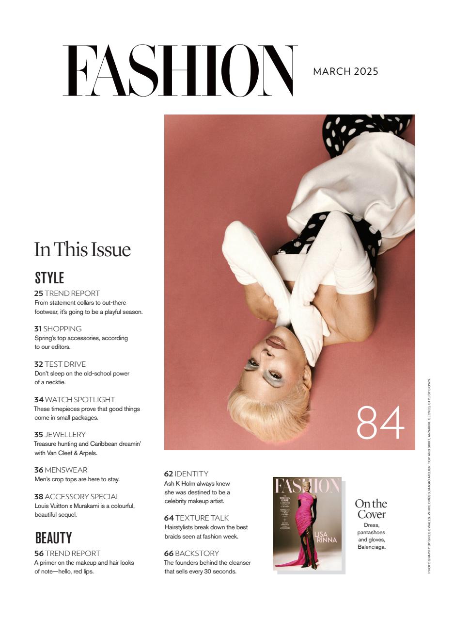 Fashion Magazine Preview Pages